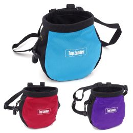 Accessories Rock Climbing Chalk Bag Boulder Waterproof Magnesium Powder Storage Adjustable Waist Gymnastic Weightlifting Pouch Gym Equipment