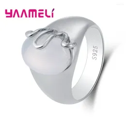 Wedding Rings Vintage White Oval Opal Stone For Women Fashion Jewelry 925 Sterling Silver Simple Design Bohemia Style