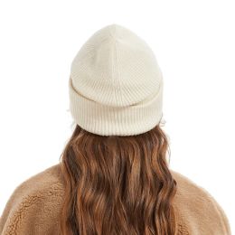 BEAUTODAY Knitted Beanie Women Sheep Wool Solid Colour Soft Warm Casual Street 2023 Trendy Ladies Hats Present Handmade 96513
