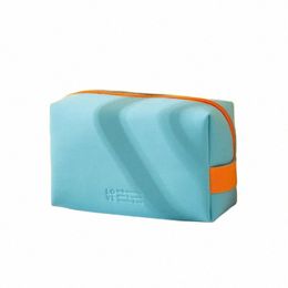 women Travel Cosmetic Bag Waterproof Pu Cute Candy Colors Woman Makeup Bags Portable Toiletry Storage Bag Organizer Box W363#