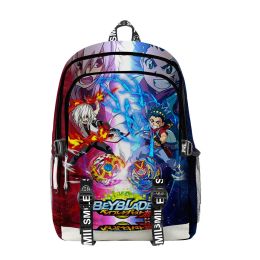 Backpacks Anime Beyblade Burst Evolution Men Women Backpack Fabric Oxford School Bag 3D Style Teenager Girls Child Bag Travel Backpack