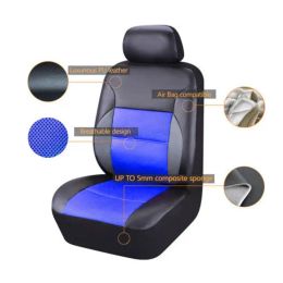 Automotive Seat Covers Easy To Clean Universal Leather Car Seat Cover Auto Driver Covers Fit SUV Pickup Van Sedan