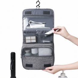 foldable Toiletry Bag Organiser Hanging Storage Bag Bathroom Makeup Bag Case Travel Dry And Wet Separati Cosmetic F2Xe#