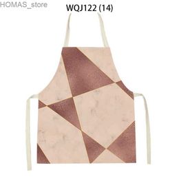 Aprons Geometry Kitchen Apron Women Pinafore Child Apron Print Adult Apron Custom Apron Household Cleaning Supplies kitchen apron Y24040115BL