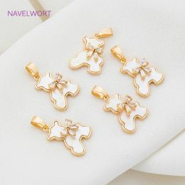 18K Gold Plated Brass Natural Shell Heart Pendants Charms For Jewelry Making Supplies,DIY Necklace Making Accessories Wholesale