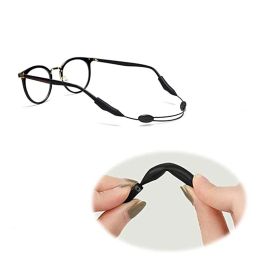 Adjustable Eyewear Retainer Universal Fit Sports Sunglasses Retainer Unisex Strap Safety Glasses Chains Silicone Anti-slip Chain