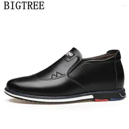 Casual Shoes Summer Men Elevator For Leather Fashion Sports Male Mocasines Hombre Buty Meskie
