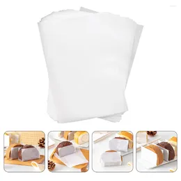 Baking Tools 100pcs Food Paper Sheets Swiss Roll Liners Greaseproof Wrapping