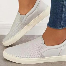 Casual Shoes 2024 Woman Lightweight Flat Sneakers Autumn Solid Colour Female Mesh Tennis Hollow Slip-On Women