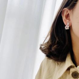 Stud Earrings High Qulity Classic Sale Selling 2024 Trend Jewellery For Women Rose Flowers Wedding Engagement Ear