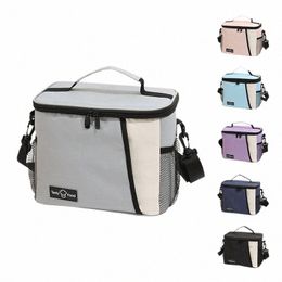 insulated Lunch Bag Large Lunch Bags for Women Men Reusable Lunch Bag with Adjustable Shoulder Strap 99GR#