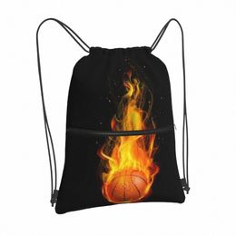 basketball Drawstring Bags Backpacks For School Male Backpack Lightweight Universal Backpack Creative Arts School Shoe Bag Sport 30Wu#