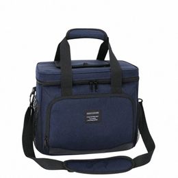 denuoniss 12L/16L Insulated Thermal Cooler Lunch Box Bag For Work Picnic Bag Car Bolsa Refrigerator Portable Shoulder Bag v1y0#