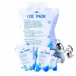 10pcs New Disposable water-filled ice bag cake milk tea refrigerated fresh food transportati air expr cold chain dedicated r8M6#