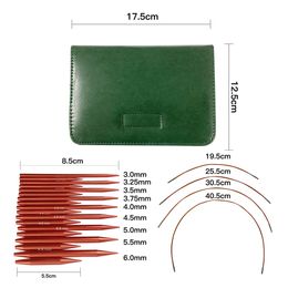 Aluminium Circular Knitting Needles 1 Set Circular Needle Removable Handmade Crafts Weaving Yarn Knitting Craft Tools Accessories