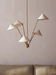 Wabi-sabi Hanging Lamp for Ceiling Japan Cloth Pendant Lights Living Room Homestay Chandelier Kitchen Island Lustre Room Decor