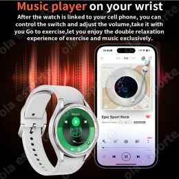 2024 New in Watch 6 Classic NFC Smartwatch BT Call AMOLED Display Blood Pressure ECG Support Japanese Smartwatch For Android iOS
