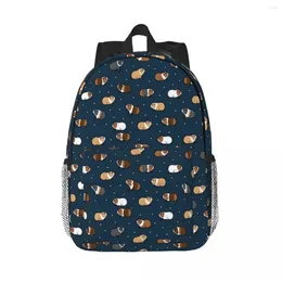 Backpack Little Guinea On Navy Backpacks Boys Girls Bookbag Casual Students School Bags Travel Rucksack Shoulder Bag Large Capacity