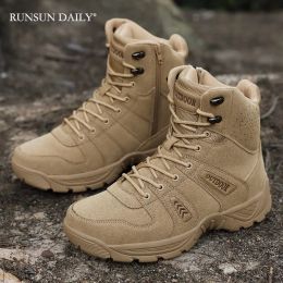 Shoes Hiking Shoes Men Trekking Desert High Boots Sports Outdoor Combat Army Boots Nonslip Climbing Shoes