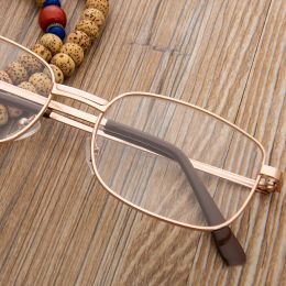 Reading Glasses Men Ultralight Clear Lens Magnifier Eyeglasses Vintage Anti Fatigue Presbyopic Eyewear Far Sight Glasses Diopter