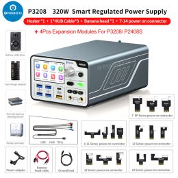 AiXun P3208 320W 32V/8A Portable Phone Repair Diagnostic Tool Power Supply With One Key Boot Power Cable For iPhone 7-14 Pro MAX