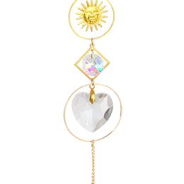 Crystals Wind Chime Prism Sun Catchers Handmade Jewellery Garden Hanging Pendant Rainbow Chaser Ornament Window Home Decor