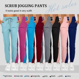 Scrub Joggers Uniform Doctor Nurse Work Clothes Medical Scrub Pants Hospital Surgical Uniform Solid Colour Nursing Pant Wholesale
