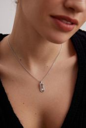 Chains Simple Style Series Natural Pearl Exquisite 925 Sterling Silver Pendant Necklace Fashion JewelryWork Mix