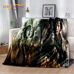 Movie L-Lord of The Rings H-Hobbit Soft Plush Blanket,Flannel Blanket Throw Blanket for Living Room Bedroom Bed Sofa Cover Child