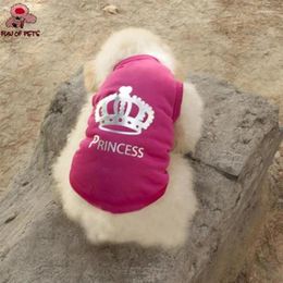 Dog Apparel Summy Rose Princess Polyester Vest Clothes For Pets Dogs Puppy