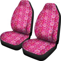 Car Seat Covers Breast Cancer (Set Of 2) / 2 Front Protector Accessory