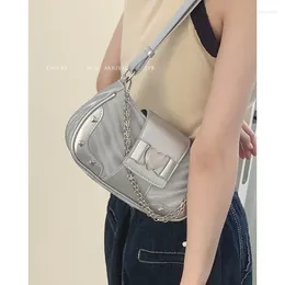 Shoulder Bags Crossbody Bag For Women 2024 Luxury Woman Tote Chain Fashion Pu Leather Underarm Female Handbags Ladies Hand
