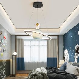 Nordic Children Led Pendant Lamps Glass Ball Child Bedroom Nursery Decor Ceiling Chandelier Dining Room Lighting Design Fixture