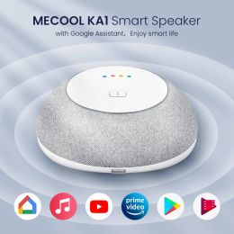 MECOOL KA1 Smart speaker with Google assistant round 2*5W RMS stereo bluetooth Speaker Smart Home Control Center sound box