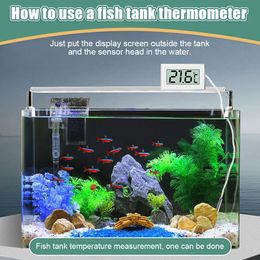 New Mini Digital LCD Indoor Convenient Temperature Sensor Humidity Metre Thermometer Hygrometer For Aquarium Instruments Gauge