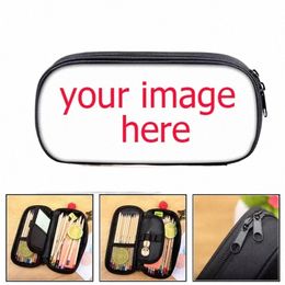 customize Your Logo / Name / Image Cosmetic Cases Carto Pattern Pencil Bag Teenager Boys Girls Statiary Bag Pencil Holder g9tg#