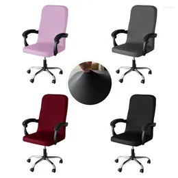 Chair Covers Spandex Cloth Office Cover Elastic Anti-Dirty Rotating Computer Slipcovers Stretch Study Gaming Desk Seat Case