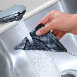 8pcs Carpet Non-slip Sticker Rug Carpet Grippers Triangle Mat Sticker Reusable Silicone Washable Grips For Bathroom Corners Pads