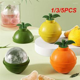 Baking Moulds 1/3/5PCS Large Silicone Ice Mould Ball Maker Box Shape Cocktail Use Sphere Round Tray Mould