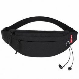 women Male Waist Bag pack Purse Casual Large Phe Belt Bag Pouch Canvas Travel Phe Bag Fanny Banana Hip 5 Pockets T4Ys#