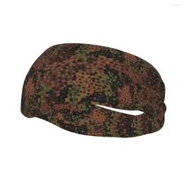 Berets Erbsenmuster Pea Dot German Camo Sport Headband For Tennis Non Slip Elastic Military Army Camouflage Moisture Wicking Sweatband