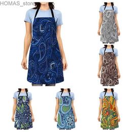 Aprons Aesthetic Women kitchen apron original Children Waterproof girl custom man waiter work apron oil proof mandala vintage Persia Y240401D8KI