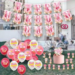 Party Decoration Happy Mother's Day Decorations Backdrop Sign Mom Ever Cake Toppers For Supplies Home Decor Festival Activity