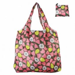 foldable animal carto large shop bag wable reusable easy to carry capacity handbags w5Jm#