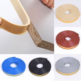 1m Self Adhesive PVC Edge Banding Strip Sealing Tape 12/15/18mm U-Shaped Strip For Furniture Cabinet Desk Edge Guard Protector