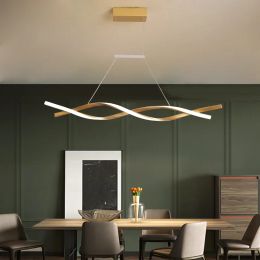Modern Rotate Led Pendant Lights Dimmable for Kitchen Island Table Dining Room Office Chandelier Decor Lighting Lusters Fixture