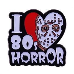 halloween horror movie lover brooch Cute Anime Movies Games Hard Enamel Pins Collect Cartoon Brooch Backpack Hat Bag Collar Lapel Badges