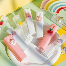 Storage Bottles Cute Strawberry Peach Water Supplement Bottle Plastic Small Alcohol Spray Disinfection Watering Can