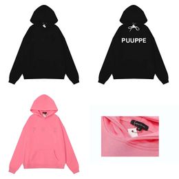 Mens Womens Purple Designer Sweater Hoodie Classic Alphabet Embroidery Printing Multi Functional Casual Loose Couple Clothing S-XL2024