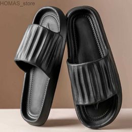 home shoes New Summer Fashion Men Slippers Couple Indoor Non-slip Soft Sole Slides Lithe Cosy Sandals Women Shoes Ladies Home Flip Flops Y240401